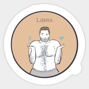 H&H Zodiac Libra Sticker